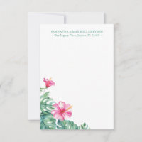 Notecas Personalizadas de Flor de Hibiscus Tropica