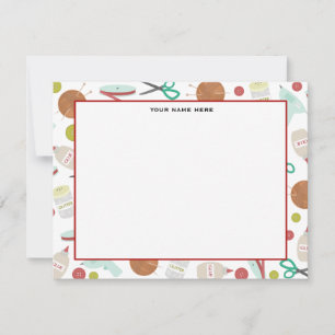 Cartão De Notas Noteclados e Artesanatos com ameaças