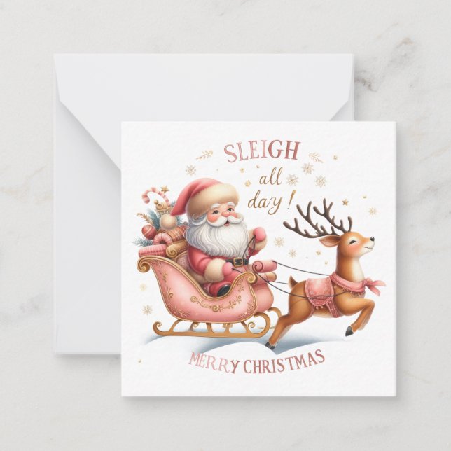 Cartão De Notas Notelets de Natal bonitos (Frente)