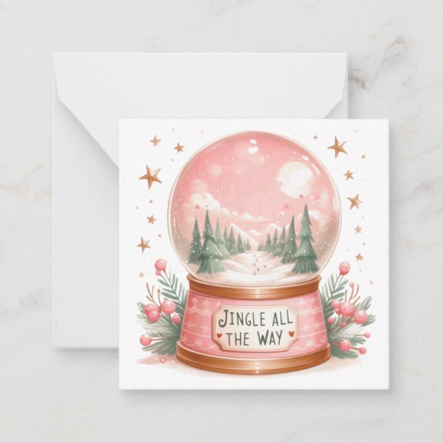 Cartão De Notas Notelets de Natal bonitos (Frente)