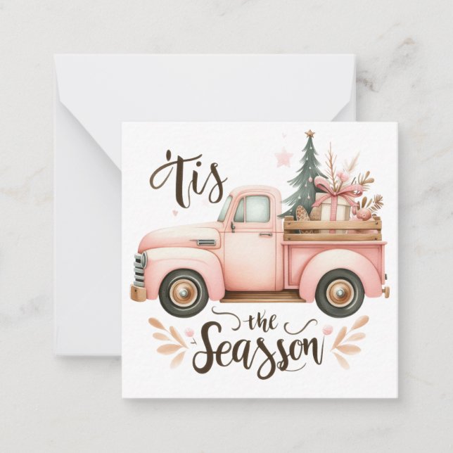 Cartão De Notas Notelets de Natal bonitos (Frente)