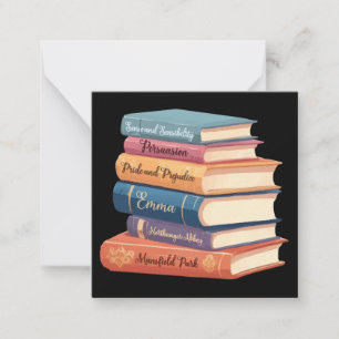 Cartão De Notas Novelas de Jane Austen VII