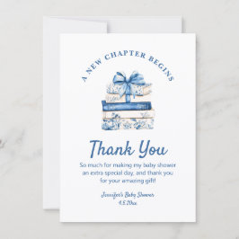 Cartão De Notas novo capítulo começa, blue bow books obrigado