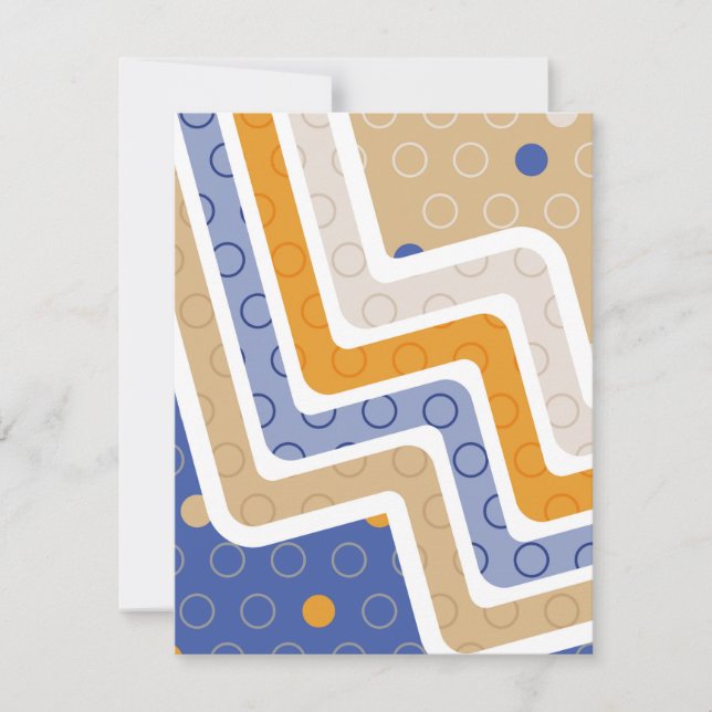 Cartão De Notas Números Geométricos 6 (Frente)