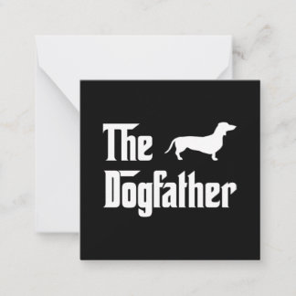 Cartão De Notas O Cão Dogdad Mens Dachshund Lovers