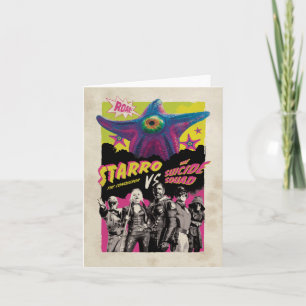 Cartão De Notas O Esquadrão Suicida   Starro Vs Esquadrão Suicida