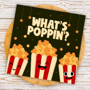 Cartão De Notas O que é Poppin’ Popcorn