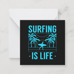 Cartão De Notas O Surf é a Vida