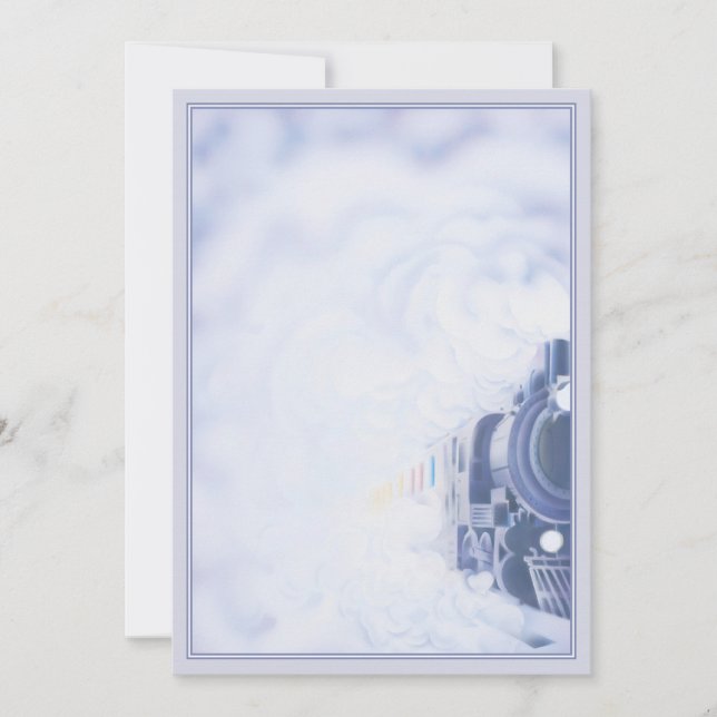 Cartão De Notas O trem © (Frente)