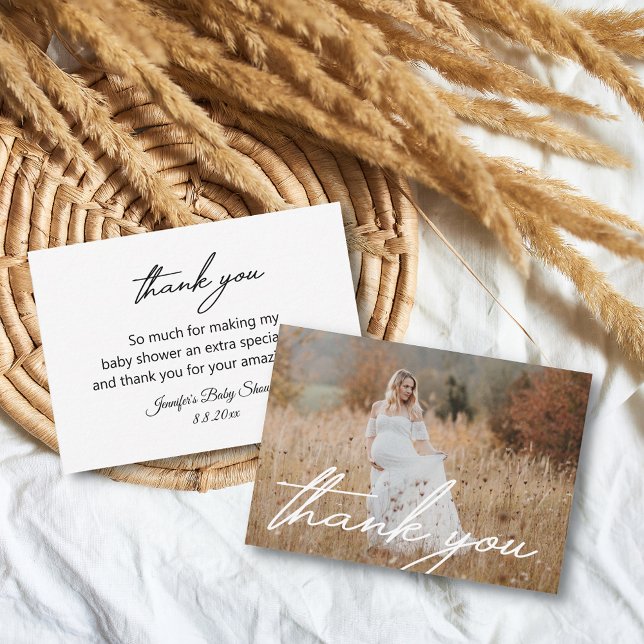 Cartão De Notas obrigado de letra de na moda (Criador carregado)