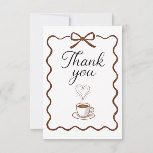 Cartão De Notas Obrigado, Latte!