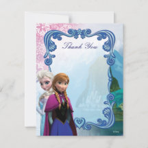 Obrigado pelo Aniversário da Anna e da Elsa Congel