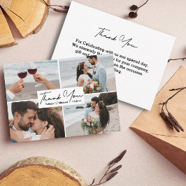 Cartão De Notas obrigado que escreva manualmente casamento 4 fotos