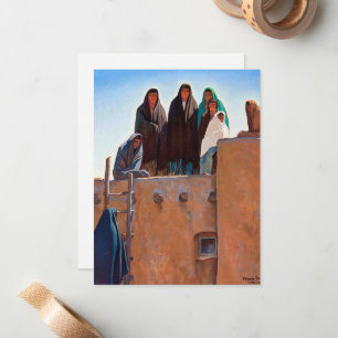 Cartão De Notas Observadores do Housetop por Maynard Dixon