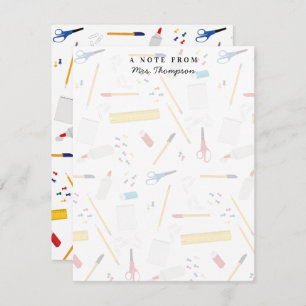 Cartão De Notas Ofertas de Artesanatos de Escritório Escolar Ofert