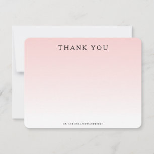 Cartão De Notas OMBRE OBRIGADO, Notecard