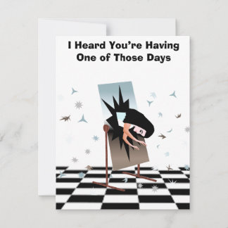 Cartão De Notas One of Those Days Flat Note Card