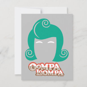 Cartão De Notas Oompa Loompa Hair Graphic