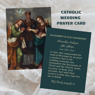Cartão De Notas Oração de Casamento Católico Religioso