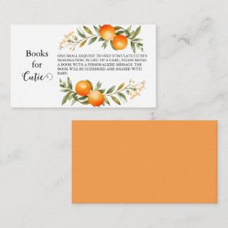 Cartão De Notas Orange You A Little Cutie Books for Baby
