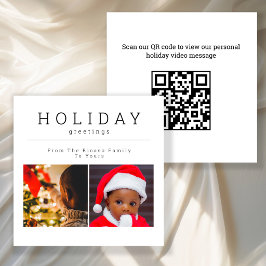 Cartão De Notas ORÇAMENTO MINI Dois Fotos Natal Foto Personalizada