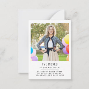 Cartão De Notas Orçamento Movimentei Mudança de Endereço Foto Movi