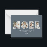 Cartão De Notas orçamento Noel Christmas bold 4 foto simples Feria<br><div class="desc">orçamento Divirta-se noel Natal tipografia 4 design de feriado. Vias de cores vermelhas,  verdes,  marinhos azuis e cor-de-rosa disponíveis.</div>