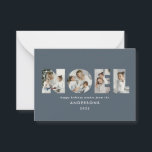 Cartão De Notas orçamento Noel Christmas bold 4 foto simples Feria<br><div class="desc">orçamento Divirta-se noel Natal tipografia 4 design de feriado. Vias de cores vermelhas,  verdes,  marinhos azuis e cor-de-rosa disponíveis.</div>