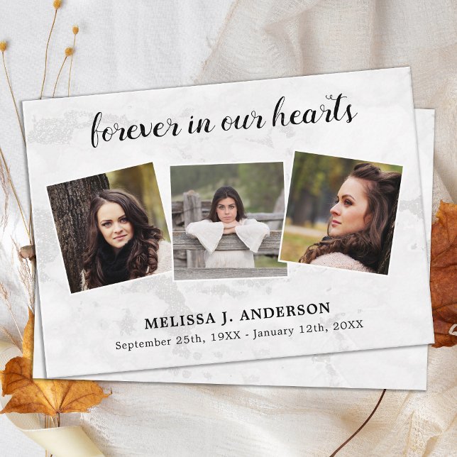 Cartão De Notas Ordenação de Foto do Mármaco 3 Funeral Obrigado (Criador carregado)