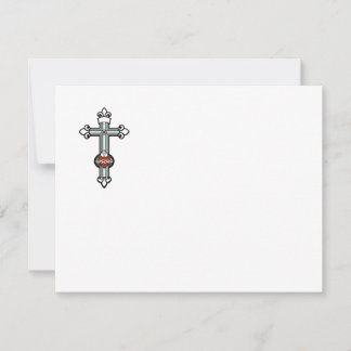 Cartão De Notas Orthodox Christian cross