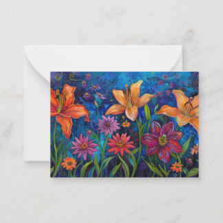 Cartão De Notas Os lírios do campo