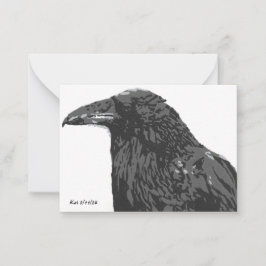 Cartão De Notas Os marcadores do Raven