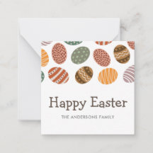 Ovo de Páscoa Colorido da Festa Moderna