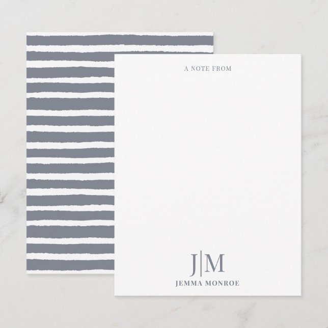 Cartão De Notas Padrão de distribuição de Cinzas de carvão vegetal (Frente/Verso)