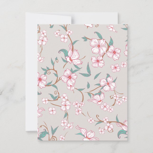 Cartão De Notas Padrão de Flores Assustadoras 6 (Frente)