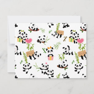 Cartão De Notas Padrão do Panda