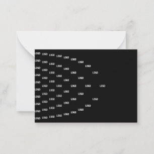 Cartão De Notas Padrão exclusivo com seu logotipo/imagem carregada