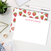 Padrão personalizado de morango