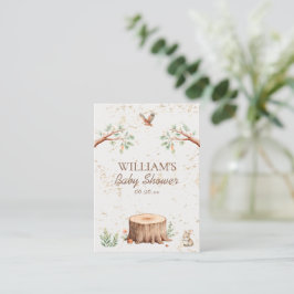Cartão De Notas Painel de Fundo Personalizado Boho Floresta para C