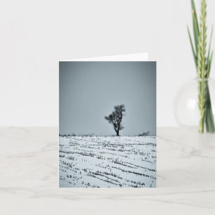 Cartão De Notas Paisagem de inverno