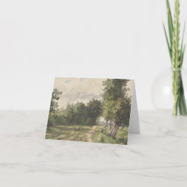 Cartão De Notas Paisagem do Caminho com Aquarela - Troyon Constant