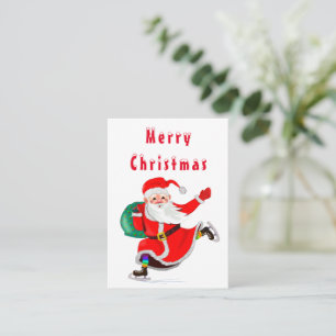 Cartão De Notas Papai Noel - presentes para todos - Feliz Natal