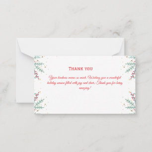 Cartão De Notas Papais noeis de Cachorro Boné Natal Obrigado