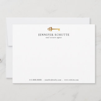 Cartão De Notas Papel de Carta Personalizado de Realador de Chic P