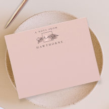Papel de Carta Personalizado Dourado Rosa de Scrip