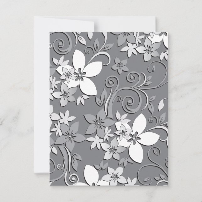 Cartão De Notas Papel de parede para flores 2 (Frente)