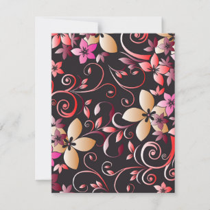 Cartão De Notas Papel de parede para flores 7
