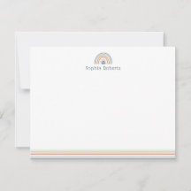 Papelaria Infantil Colorida Boho Arco-íris