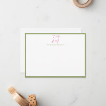 Papelaria Mínima Personalizada de Fox Terrier