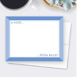 Cartão De Notas Papelaria para Meninas Tom Lilás 2-Tons Fofa<br><div class="desc">Este design apresenta uma moldura com duas tonalidades com espaço para o seu texto pessoal na parte superior e inferior. Clique no botão personalizar se desejar mover/dimensionar as imagens e modificar ainda mais o texto! Variações deste design, cores adicionais, bem como produtos coordenados estão disponíveis em nossa loja, zazzle.com/store/doodlelulu. Entre...</div>